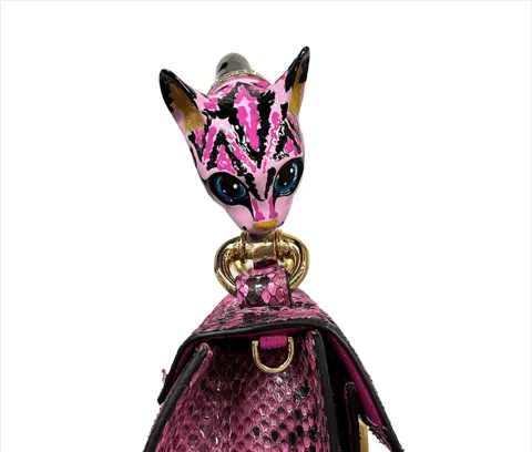 Pink Leopard Bag - Specialty Handle Bag