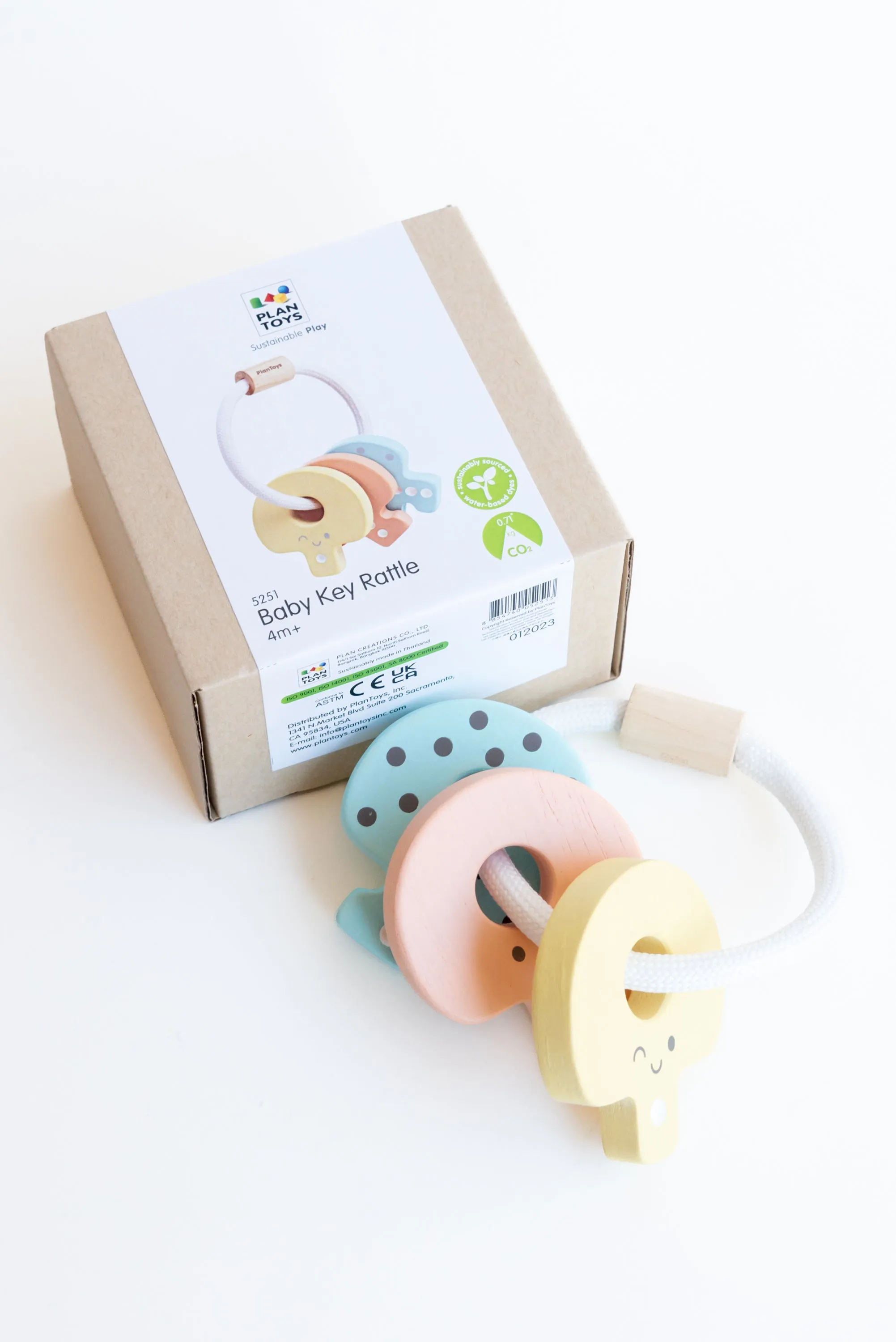 Plan Toys Baby Key Rattle