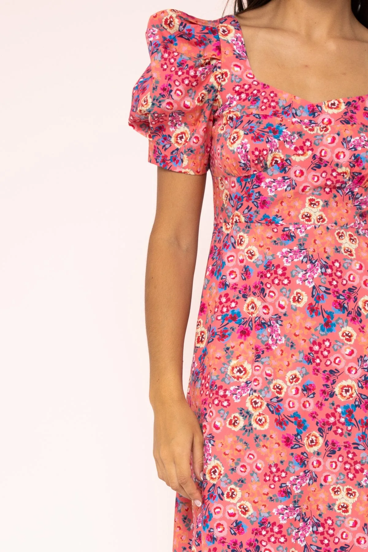 Renee Puff Sleeve Maxi Dress