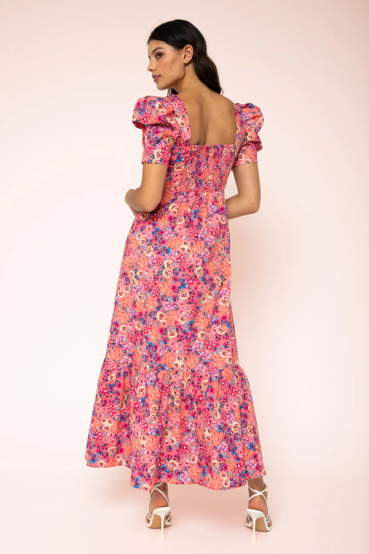 Renee Puff Sleeve Maxi Dress