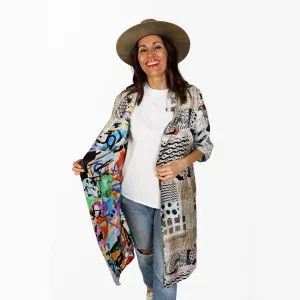 Reversible Silk Jacket Corsica