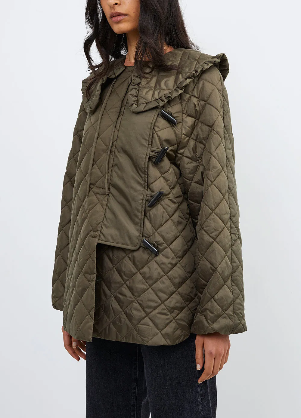 Ripstop Quilted Coat