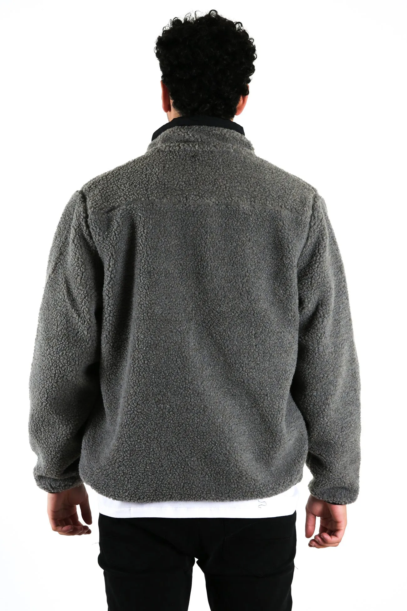 Sherpa Jacket True Grey Marle