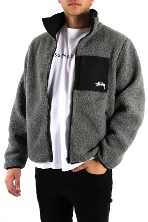 Sherpa Jacket True Grey Marle