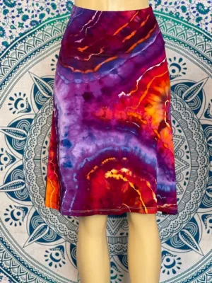 Small Hometown Tiedye Knee Skirt #2