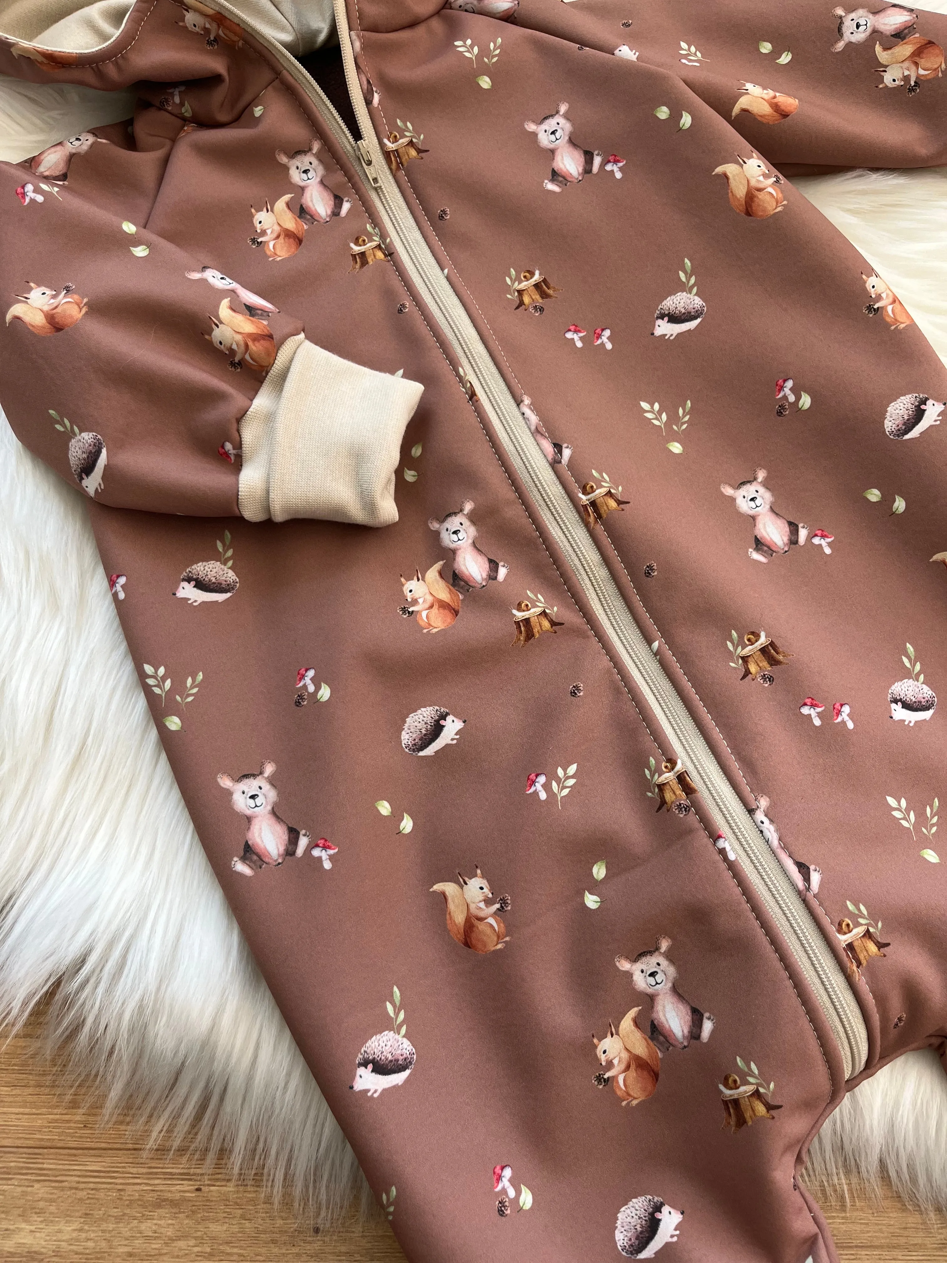 Softshelloverall mit Print
