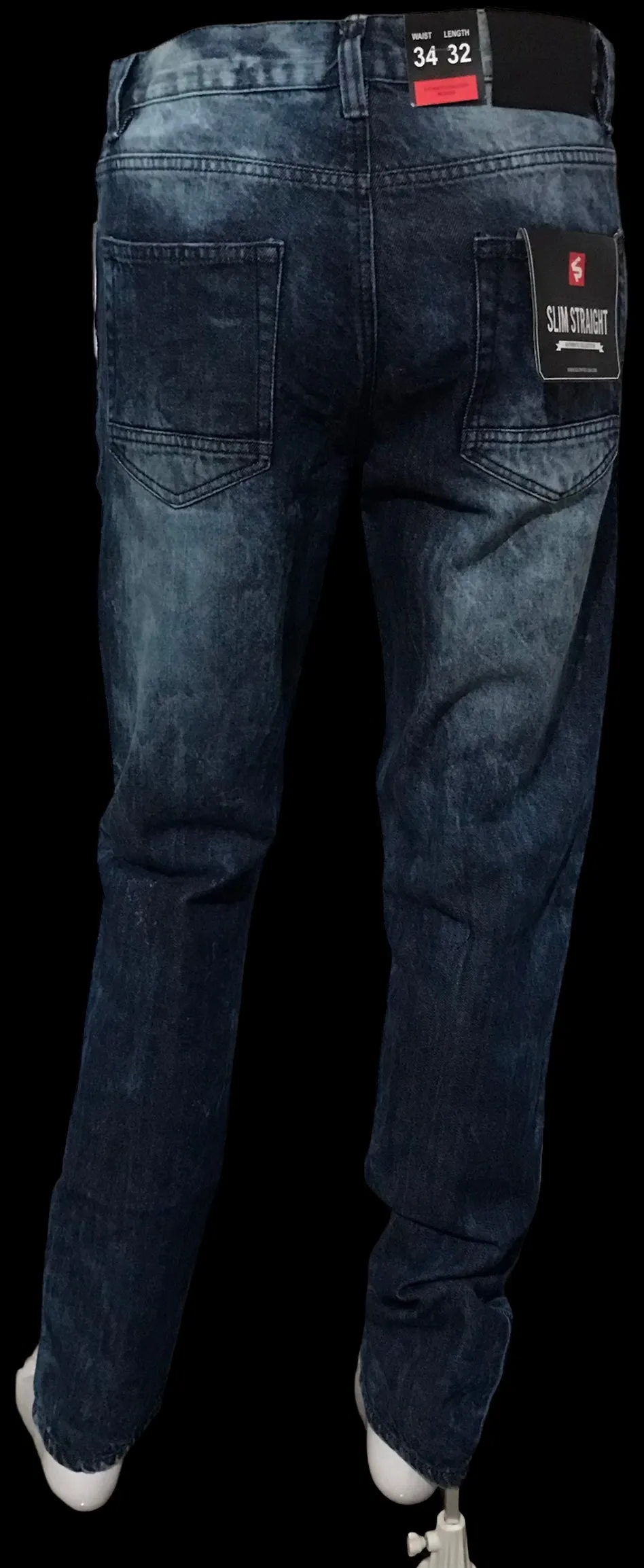 ^SOUTHPOLE^ (DARK SAND BLUE) RIPPED DENIM FOFR MEN (34'' x 32'')