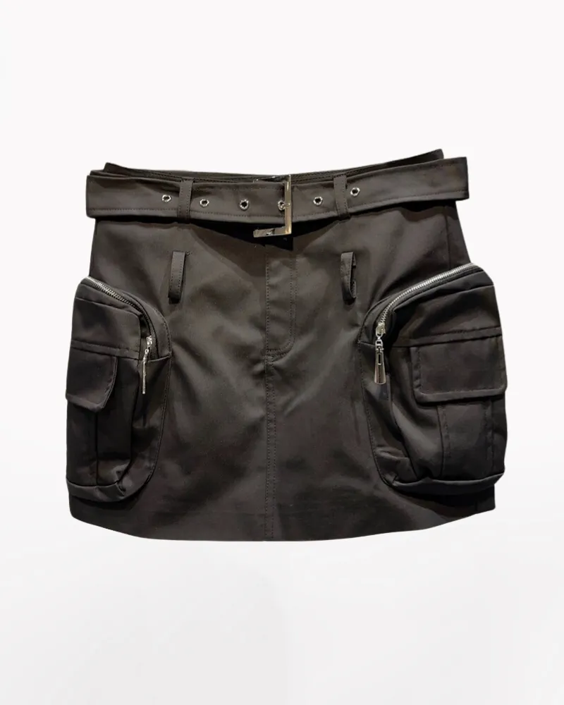 Spicy Girl Cargo Mini Skirt