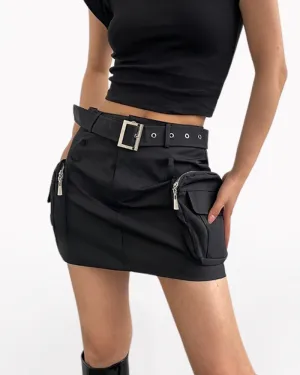 Spicy Girl Cargo Mini Skirt