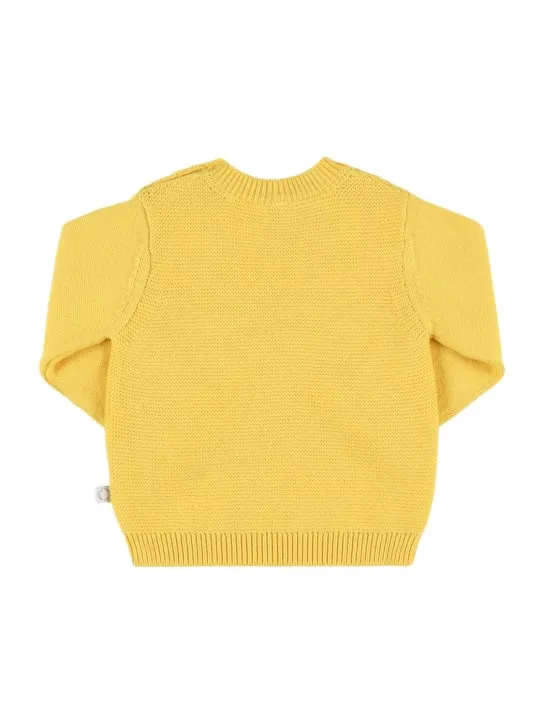 Stella McCartney Kids   Cotton knit sweater w/ intarsia 