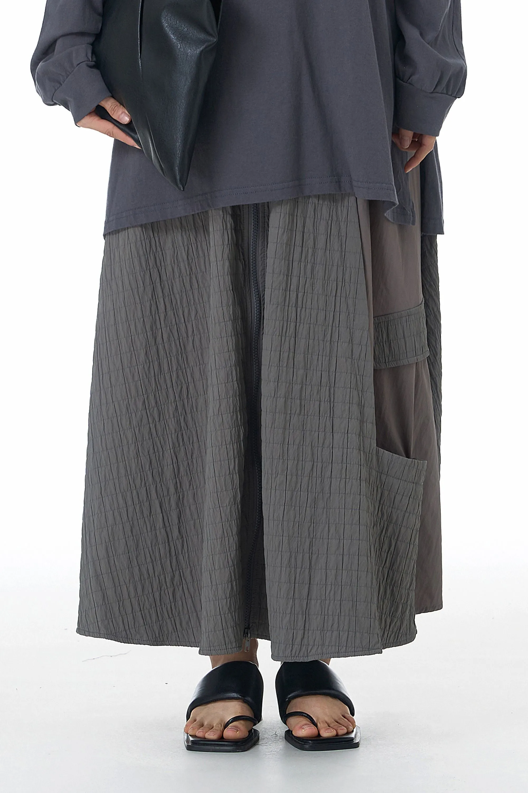 Stellar Luxe Zip Skirt
