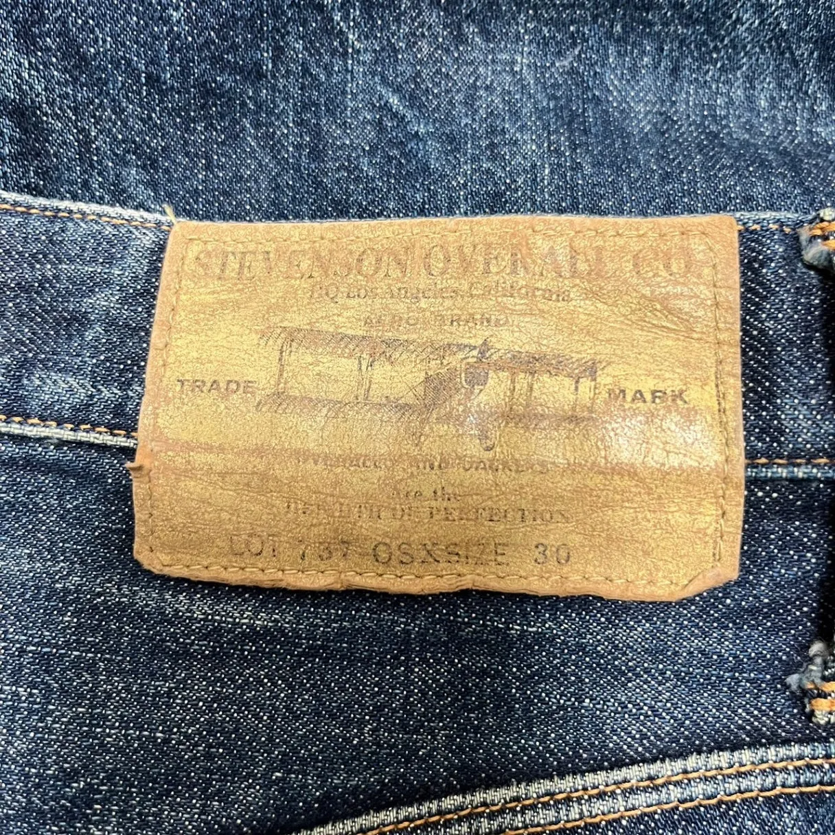 STEVENSON OVERALL CO スティーブンソンオーバーオールズ Ventura 737 ストレートデニムパンツ
