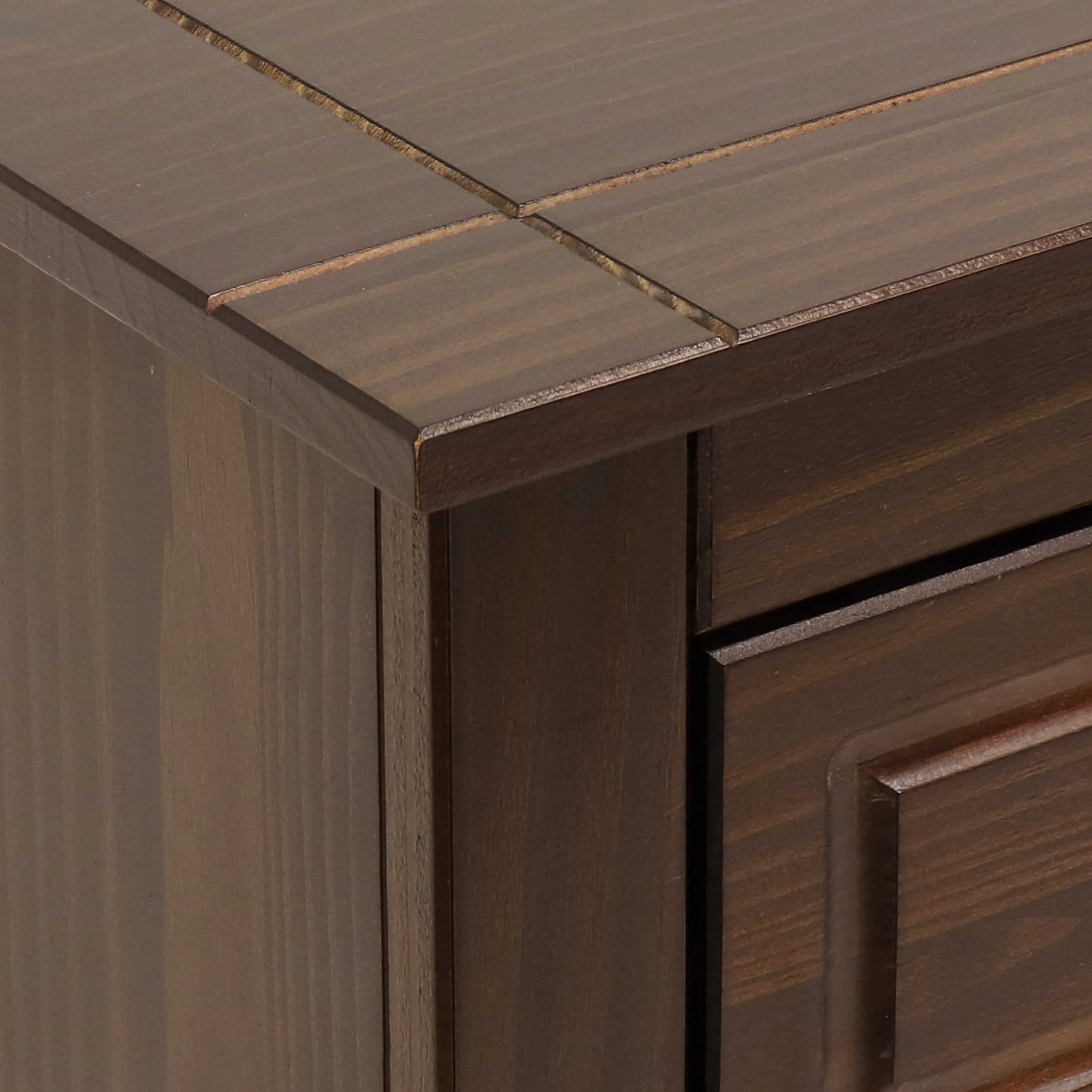 Sunnydaze Pine Sideboard Cabinet with Drawers and Doors - 32" H