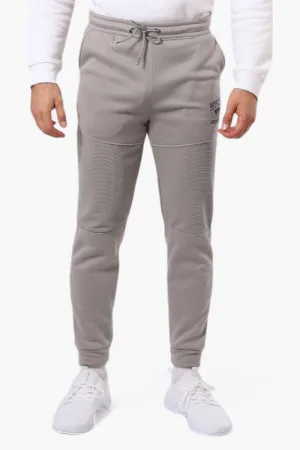 Super Triple Goose Tie Waist Physical Education Print Joggers - Grey