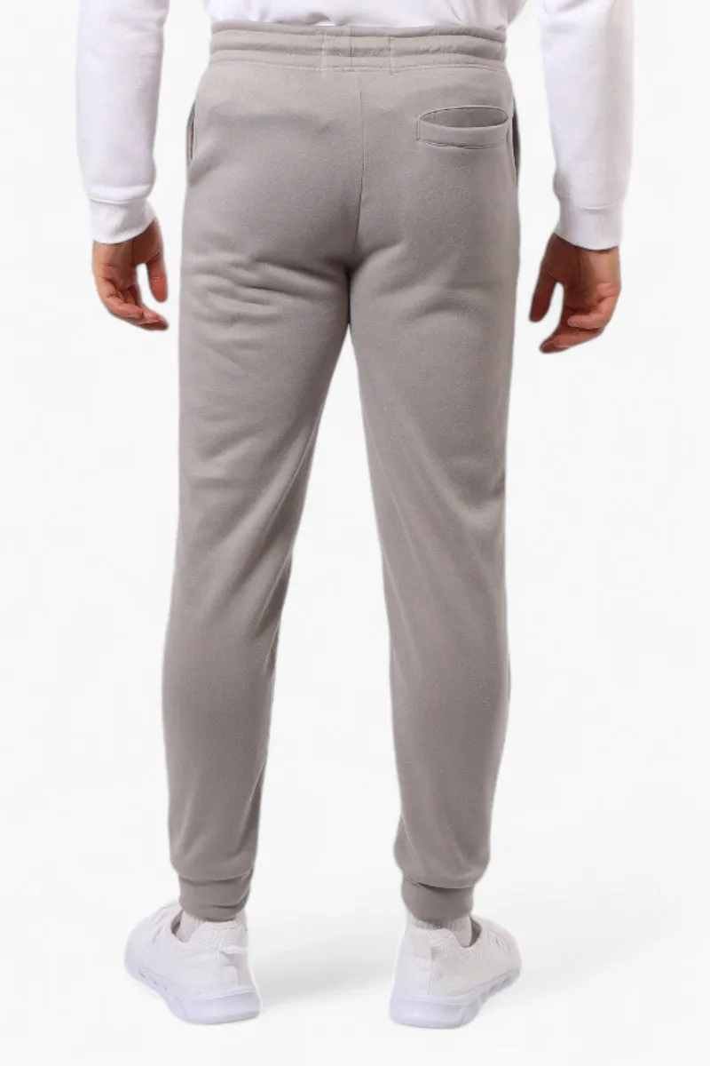 Super Triple Goose Tie Waist Physical Education Print Joggers - Grey
