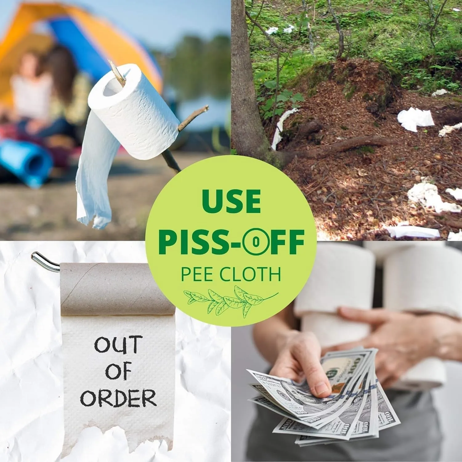Sustainable Outdoor Hygiene: CIRCE CARE Eco-Friendly Pee Cloth