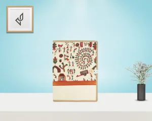 Sustainable Warli Print Jute Folder | Bulk Orders for Conferences