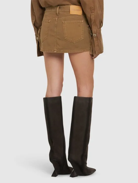 The Attico   Fay mini cargo skirt 