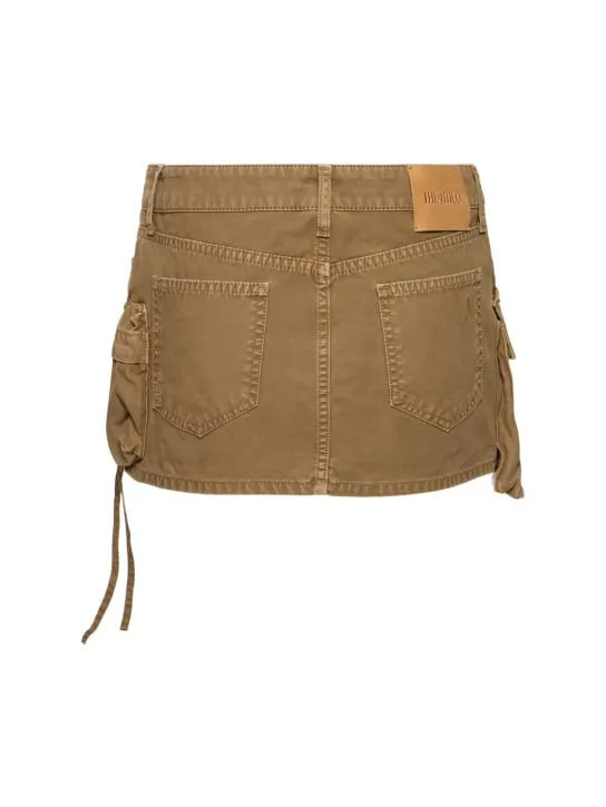 The Attico   Fay mini cargo skirt 