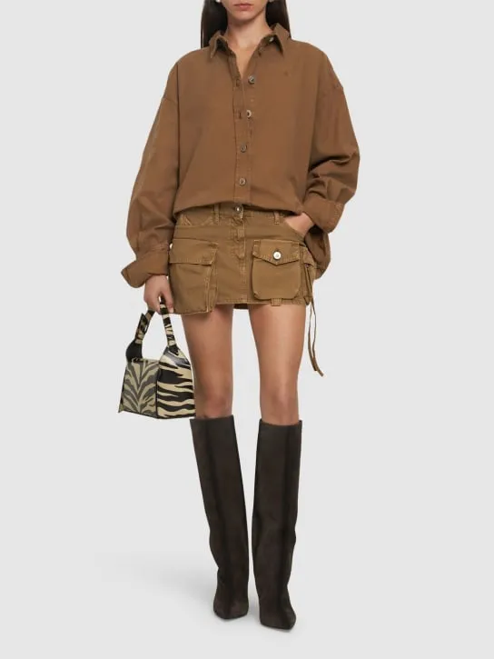 The Attico   Fay mini cargo skirt 