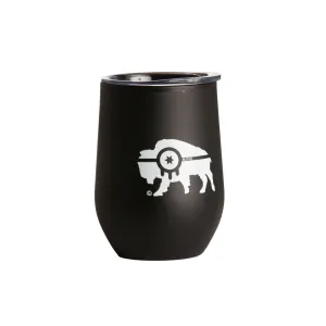 Tulsa Bison Flag Wine Tumbler
