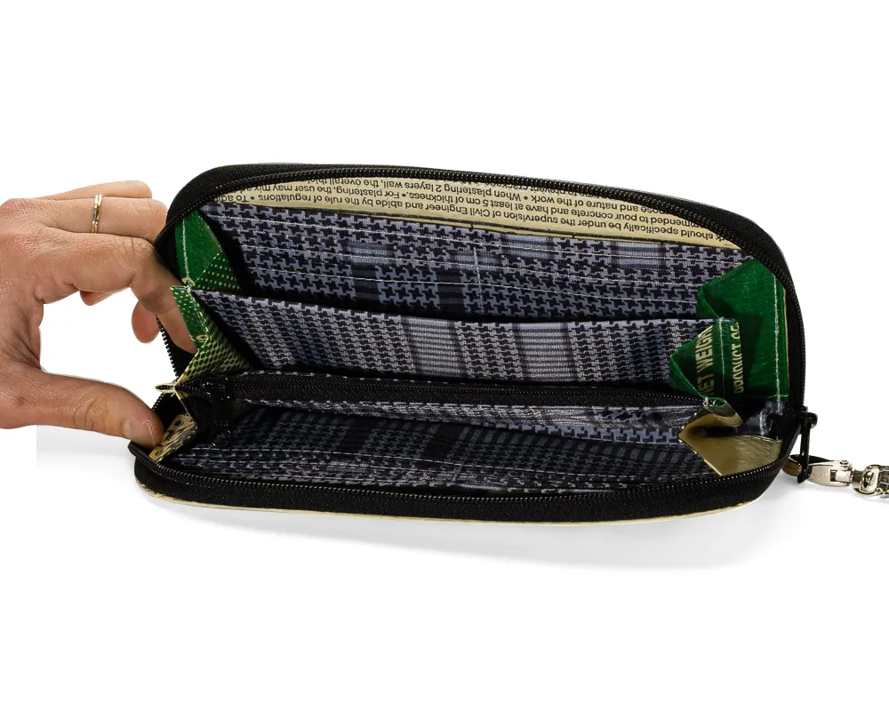 Upcycled Large Wallet- Sustainable & Saves Landfill Space!