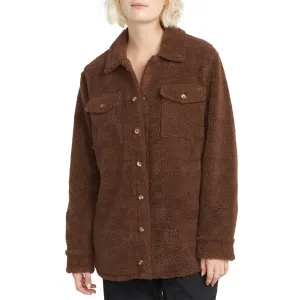 Volcom Women's Silent Sherpa Jacket - Chocolate