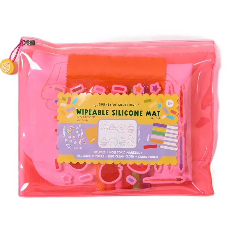 Wipeable Silicone Colouring Mat