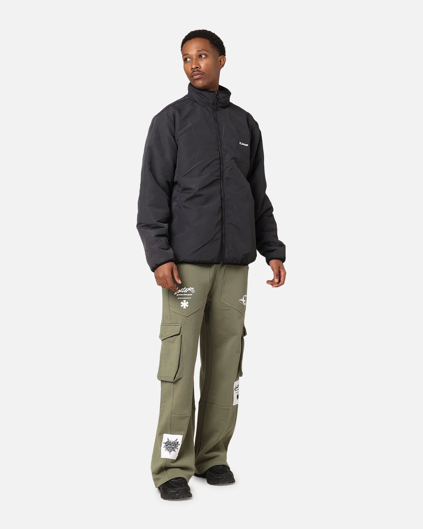 X-Large Reversible Sherpa Jacket Black/Camo